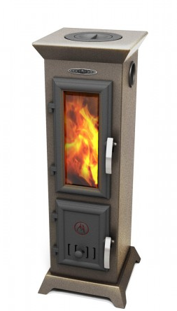 Отопительная печь Термофор Статика Тетра Мини, чёрная бронза Амазонка бай фото в Лиде