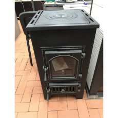 Купить Печь-камин Везувий ПК-01 (270) с плитой и т/о бежевая 9 кВт в Лиде в Лиде