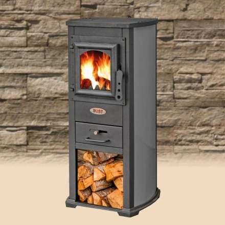 Печь-камин Blist Ekonomik Lux N чугунная дверца красный Амазонка бай фото в Лиде