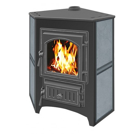 Печь-камин Везувий ПК-01 (220) угловой талькохлорит 9 кВт Амазонка бай фото в Лиде