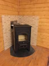 Купить Печь-камин Везувий ПК-02 (205) с плитой и т/о песчаник 12 кВт в Лиде в Лиде