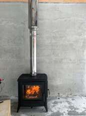 Купить чугунный Печь-камин EVEREST S13 в Лиде фото в интерьере в Лиде