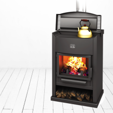 Недорогой камин с дровницей Теплодар ОВ-120 (прямой) фото в Лиде