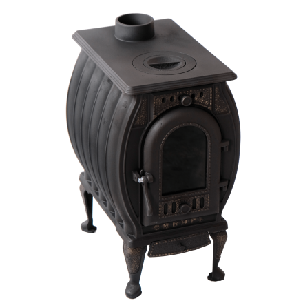 Купить печь-камин чугунная "Сибирь" в Лиде фото в Лиде