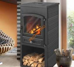 Печь-камин ЭТНА (БКД) с плитой и теплообменником фото в Лиде