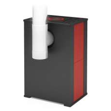 Стальной камин со стеклом Теплодар Твист фото в Лиде