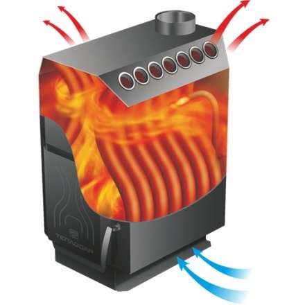 Отопительная печь Теплодар ТОП-200 ДС в Лиде