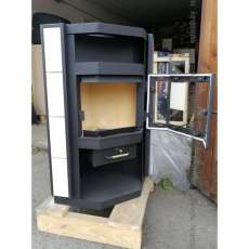 Купить стальной камин с шамотом Мета-Бел Нева в Лиде фото в Лиде