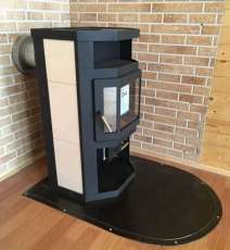 Купить недорогой камин с шамотом Мета-Бел Ока с плитой в Лиде фото  в Лиде