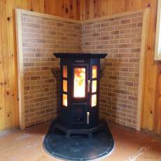 Отопительная печь Термофор Статика Квинта, чёрная бронза фото в Лиде