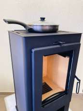 Купить недорогой камин со стеклом Мета-Бел АОТ 7.0 Нарва 7М в Лиде фото в Лиде