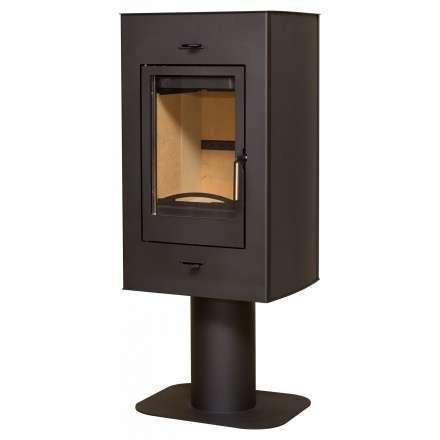 Купить стальную печь-камин Мета-Бел Рона в Лиде фото в Лиде