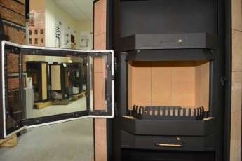 Купить недорогой камин с шамотом Печора Мета Бел в Лиде фото в Лиде