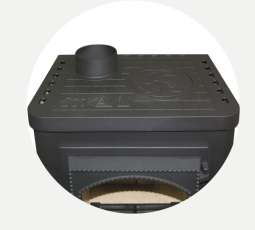 Чугунный камин Бавария Оптима Чугун с плитой фото в Лиде