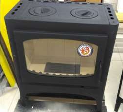 Недорогой камин Бавария Эко с плитой 2 конфорки фото в Лиде