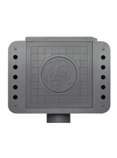 Стальной камин БАВАРИЯ ЭКО с плитой одна конфорка фото в Лиде