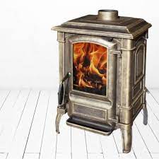 Печь-камин чугунный FireWay Bruno патина медь Амазонка бай фото в Лиде