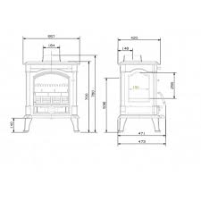  Купить Печь-камин NORDflam Akron в Лиде Амазонка бай фото в Лиде
