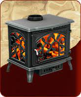 Печь-камин чугунный FireWay Demetra в интерьере Амазонка бай фото в Лиде