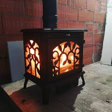 Печь-камин чугунный FireWay Demetra в интерьере Амазонка бай фото в Лиде