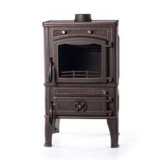 Печь-камин FireWay Dacha патина бронза Амазонка бай фото в Лиде