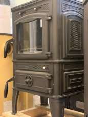 Печь-камин FireWay Dacha патина бронза в интерьере Амазонка бай фото в Лиде