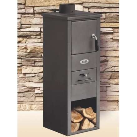 Печь-камин Blist Ekonomik LM стальная дверца фото в Лиде