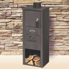 Печь-камин Blist Ekonomik LM стальная дверца фото в Лиде