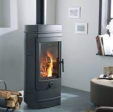 Печь-камин Invicta Chatel чугун в интерьере Амазонка бай фото в Лиде