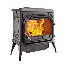 Купить Печь-камин KAWMET Premium NIKA S5 (11,3 кВт) в интерьере чугунный  Лиде фото в Лиде