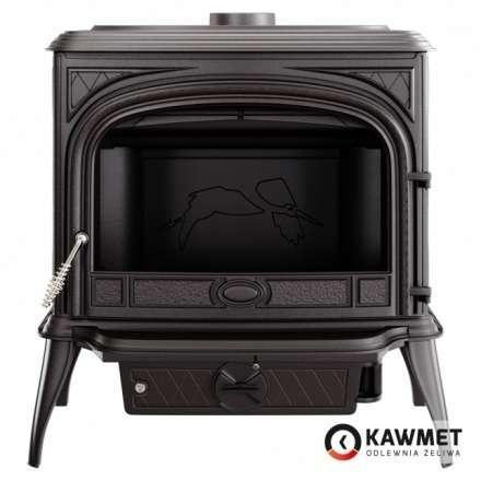 Купить Печь-камин KAWMET Premium SPHINX S6 (13,9 kW) в интерьере чугунный в Лиде фото в Лиде