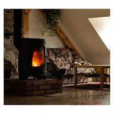 Печь-камин чугунный Invicta La Borne 2 в интерьере Амазонка бай фото в Лиде