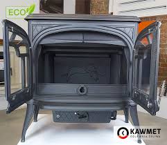 Купить Печь-камин KAWMET Premium SPARTA S10 (13,9 кВт) в интерьере чугунный в Лиде фото в Лиде