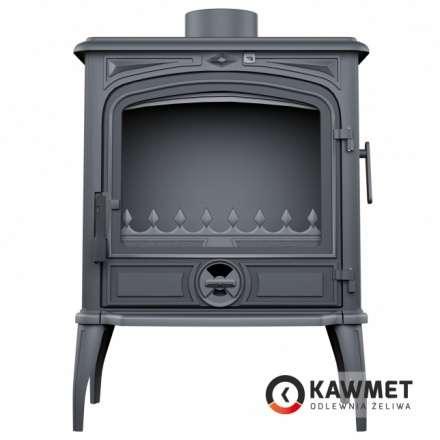 Купить Печь-камин KAWMET Premium SELENA S14 (6,5 кВт) в интерьере чугунный в Лиде фото в Лиде