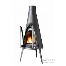 Печь-камин чугунный Invicta Pow-Wow в интерьере Амазонка бай фото в Лиде