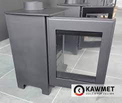 Купить Печь-камин Kawmet Premium S16 (4,9 кВт) в интерьере чугунный в Лиде фото в Лиде