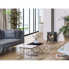 Купить Печь-камин Kawmet P8 в интерьере чугунный в Лиде в Лиде