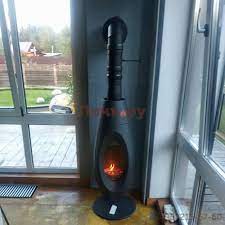 Печь-камин чугунный Invicta OVATIO в интерьере Амазонка бай фото в Лиде