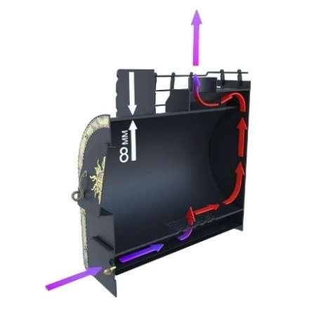 Отопительная печь Царь-печи Золовка 8 мм в Лиде
