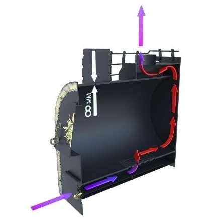Отопительная печь Царь-печи Злата в Лиде
