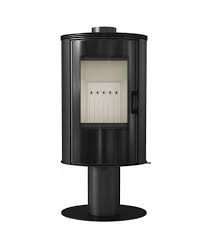 Купить Печь-камин черный Kratki KOZA/AB/S/N/DR в интерьере в Лиде Амазонка бай фото в Лиде