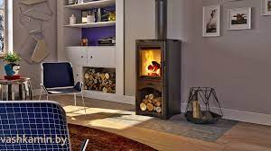Купить Печь-камин Kratki Koza/K5/S/W стальной в интерьере в Лиде Амазонка бай фото в Лиде
