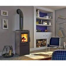 Купить Печь-камин Kratki Koza/K5/S/W стальной в интерьере в Лиде Амазонка бай фото в Лиде