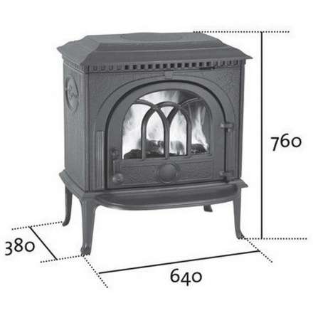 Чугунная печь камин Jotul F8 в Лиде