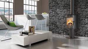 Купить Печь-камин Kratki Koza/Orbit стальной в интерьере в Лиде Амазонка бай фото в Лиде