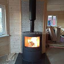 Купить Печь-камин Kratki Koza/AB/S/2 (сталь) стальной в интерьере в Лиде Амазонка бай фото в Лиде