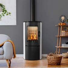 Купить Печь-камин Kratki Koza/AB/S/DR стальной в интерьере в Лиде Амазонка бай фото в Лиде