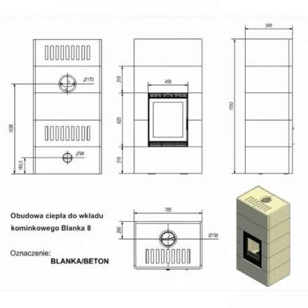 Купить Кафельную печь Kratki BLANKA/KAFEL/K амазонка бай фото в Лиде