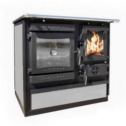 Печь-камин Guca GULIVER THERMO STONE с плитой и водяным контуром в Лиде