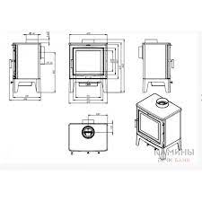 Купить Печь-камин NORDflam Ivory в Лиде Амазонка бай фото в Лиде